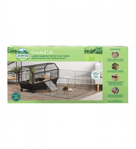 Oxbow Enriched Life Habitat with Play Yard