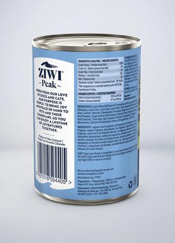 ZIWI Peak® Original Lamb Recipe Wet Dog Food