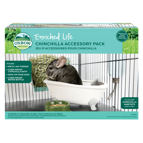 Oxbow Animal Health Enriched Life – Chinchilla Accessory Pack