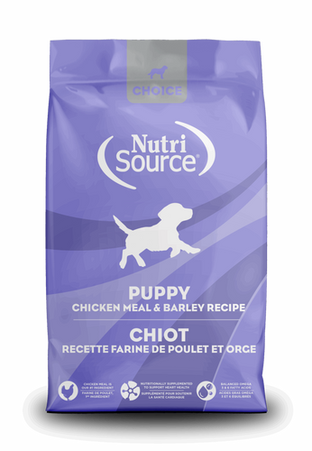 NutriSource® Puppy Chicken Meal & Barley Recipe Healthy Affordable Puppy Dry Food