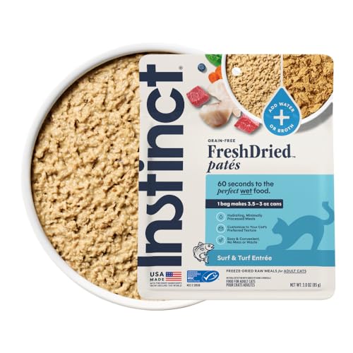 Instinct FreshDried Pates Surf & Turf Entree Cat Food