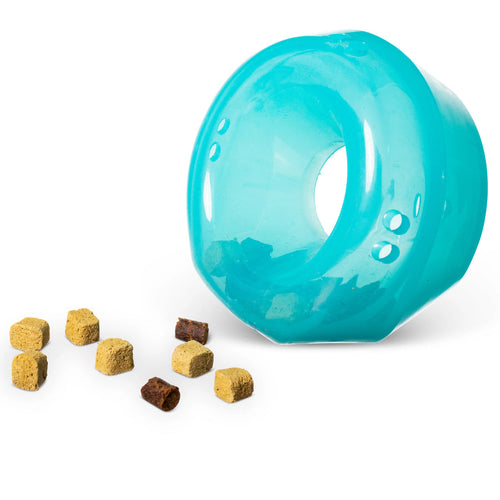 Messy Mutts Totally Pooched Stuff'n Wobble Ball, 5, Teal